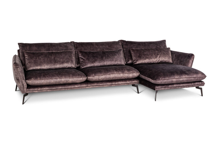In picture: Style combination Style 3 DIV Right. Fabric: Adore 68. Leg: 122 matte black.