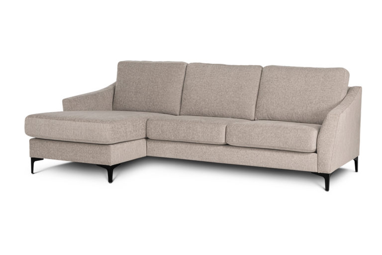 In picture: Hudson 3 DIV Left. Fabric: Lexus 91190. Leg: 53, matte black.