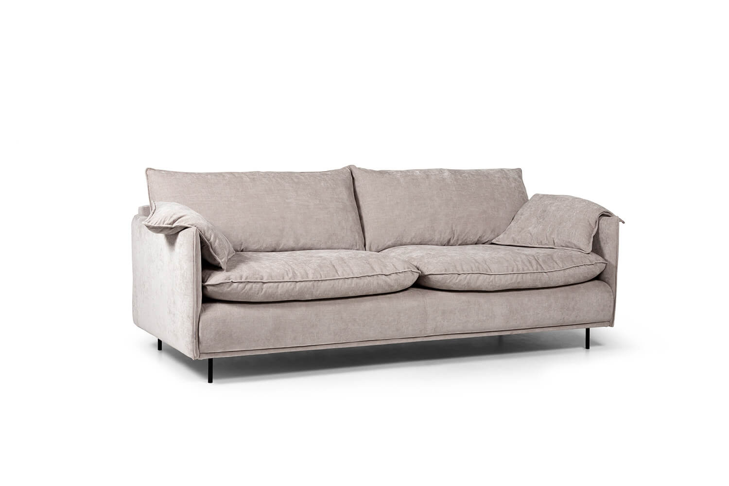In picture: Alto 3 LC. Fabric: Diego 6002. Leg: 127, matteblack.