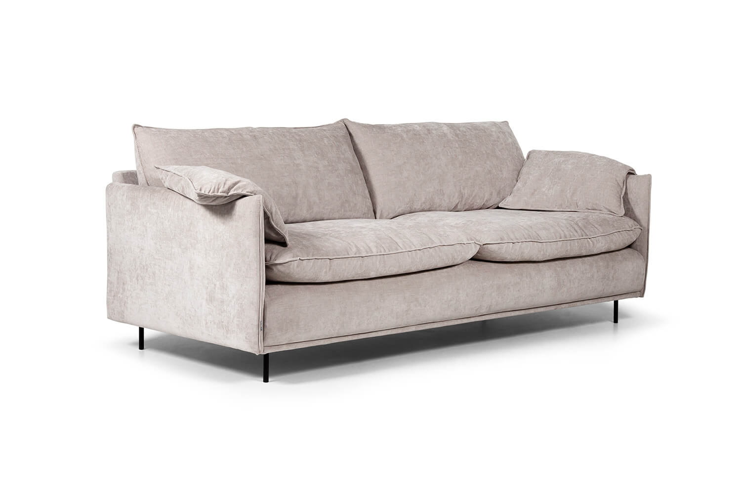 In picture: Alto 3 LC. Fabric: Diego 6002. Leg: 127, matteblack.