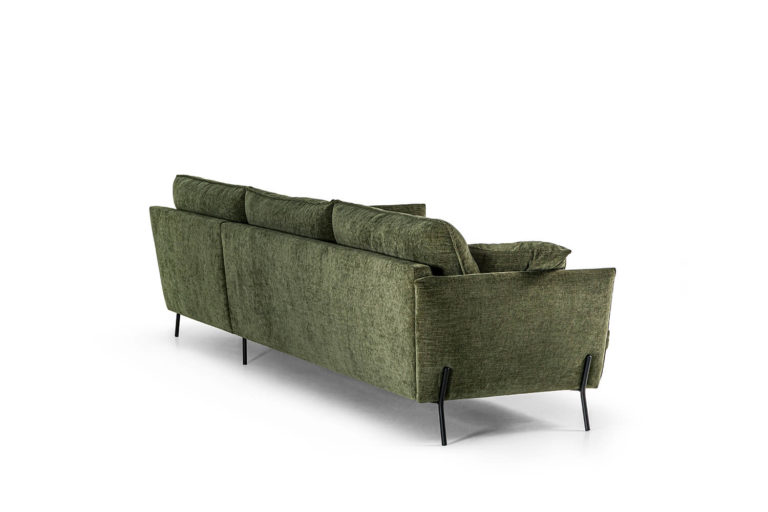 In picture: Nube 3 DIV Right. Fabric: Diego 6012. Leg: Nube leg, matte black.