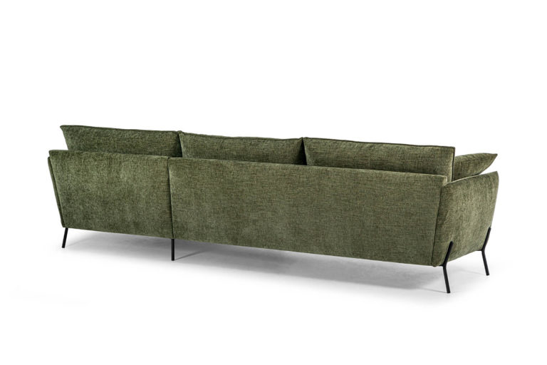 In picture: Nube 3 DIV Right. Fabric: Diego 6012. Leg: Nube leg, matte black.