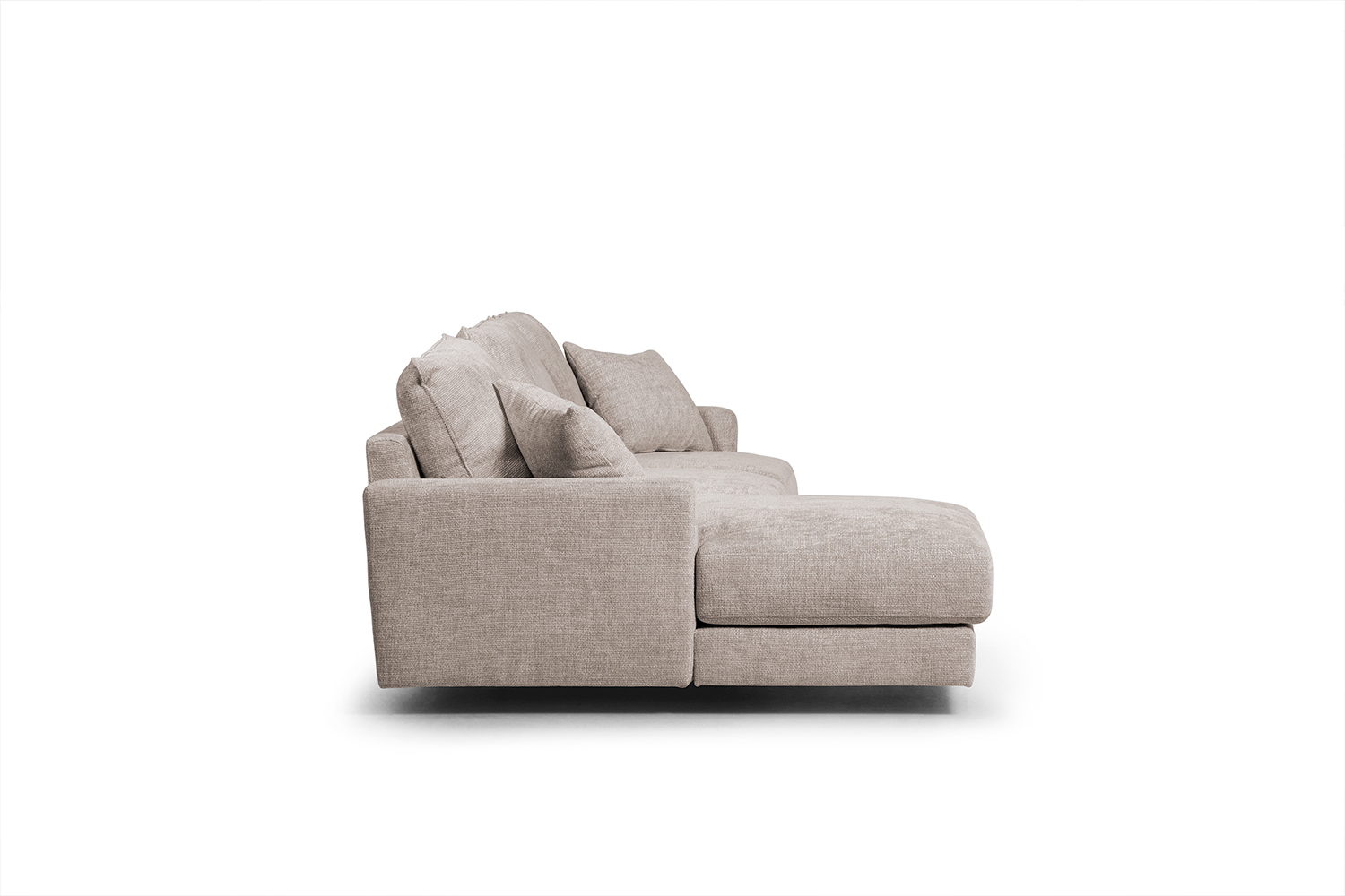 In picture: Henry 3 DIV S Left with Cloud seating. Fabric: Carrera 2001.