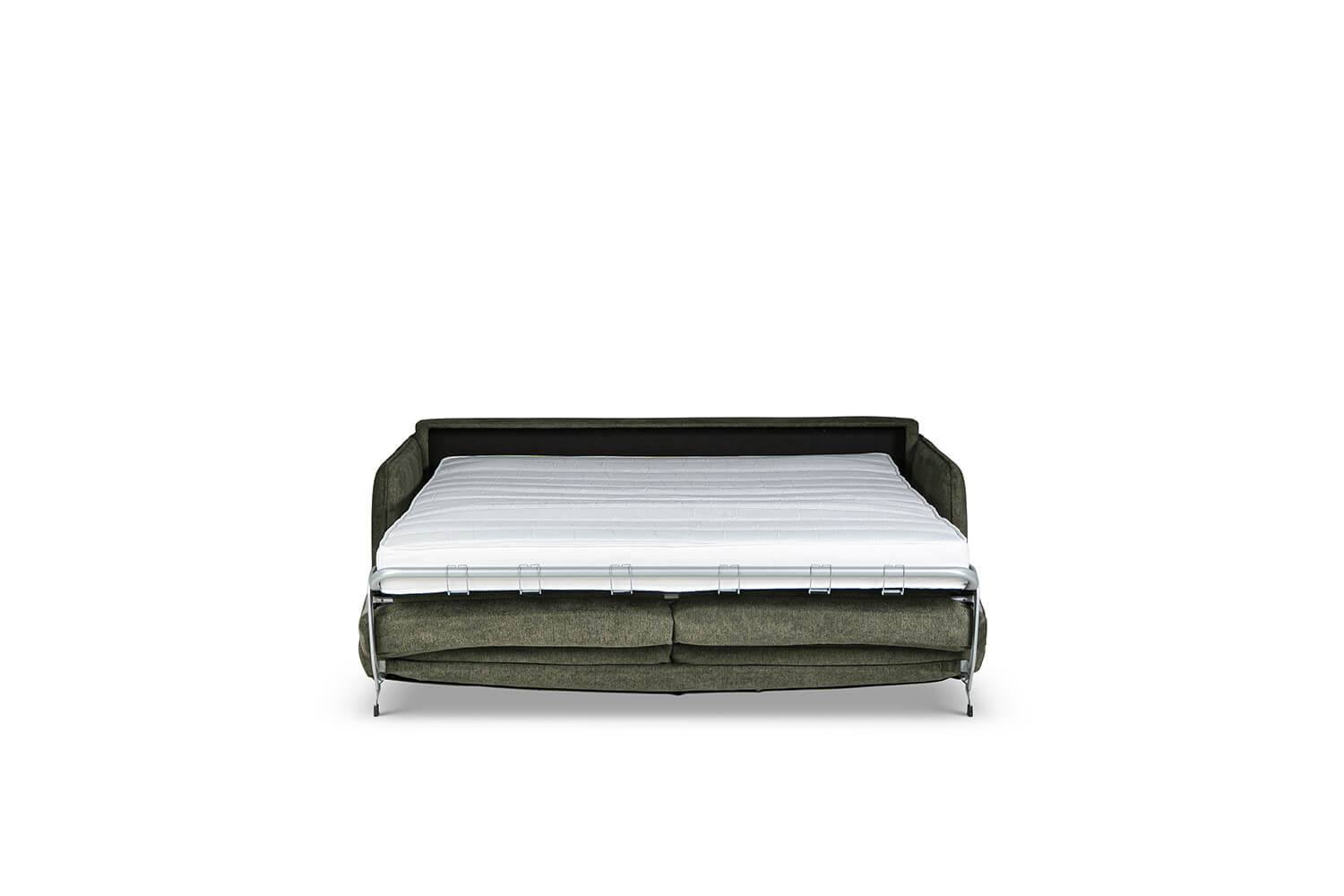 In picture: Ellis 3BM with opened bed. Fabric: Sense 4156.