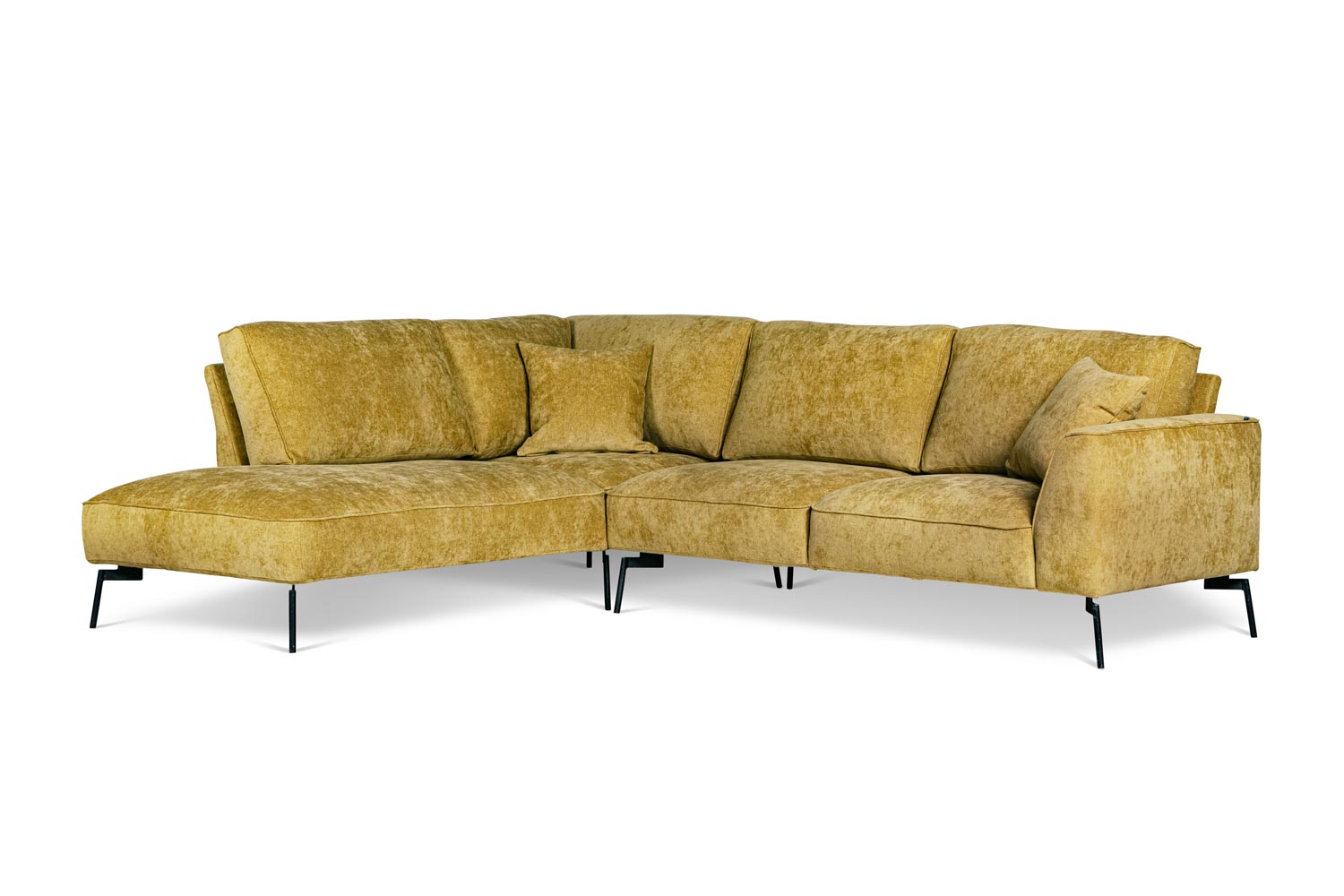 In picture: Tenzo Open End Left. Fabric: Shaff 1148, Leg: 89.