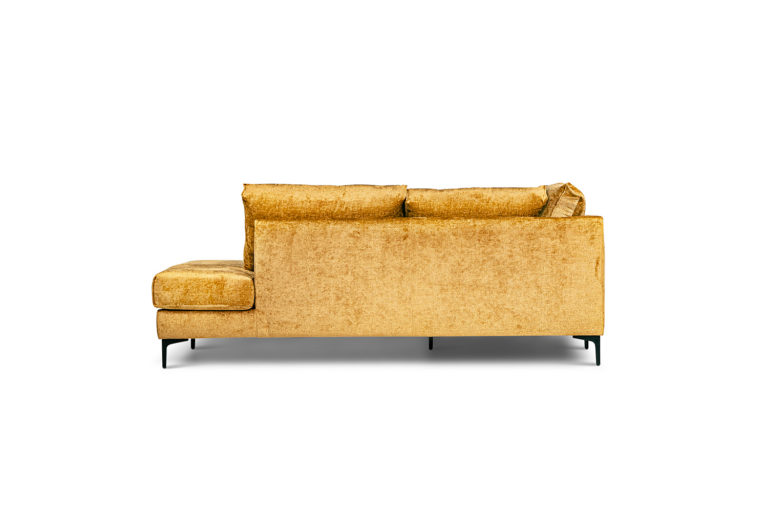 In picture: Adele Open End Right. Fabric: Jazz 3156. Leg: 53, matte black.