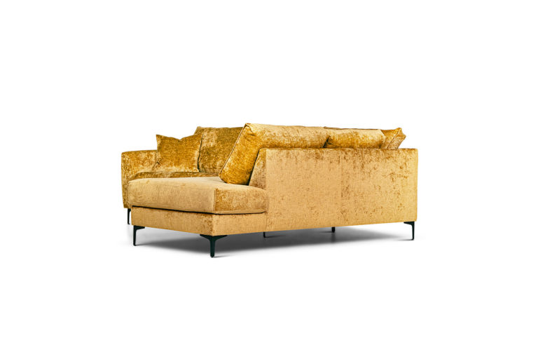 In picture: Adele Open End Right. Fabric: Jazz 3156. Leg: 53, matte black.