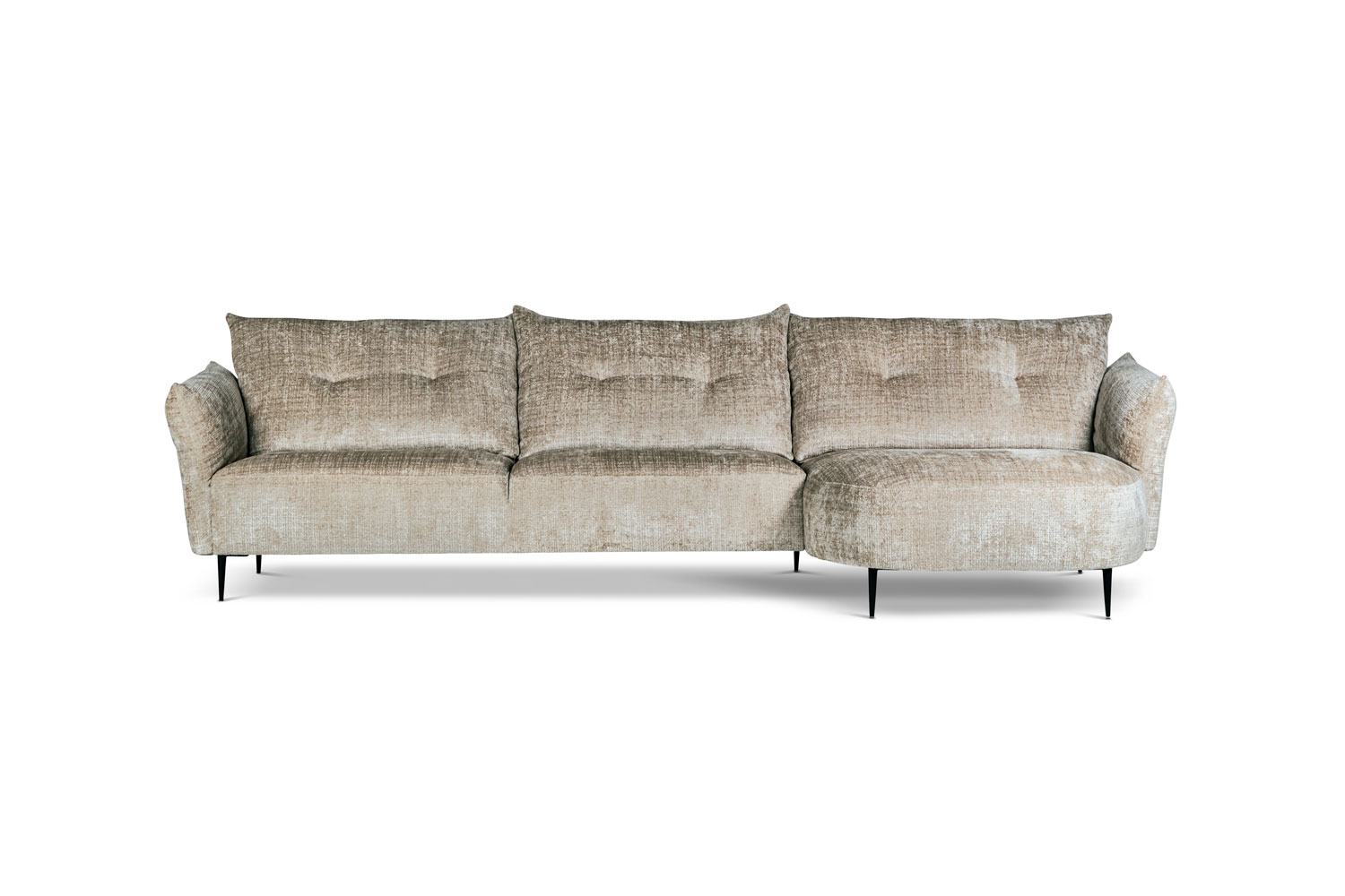 In picture: Calista 4 DIV Right. Fabric: Urban 3414. Leg: 15, matte black.